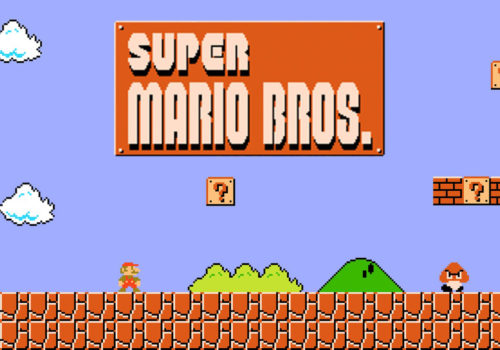 How did Nintendo first market Mario? - Banner image taken from the first level of Super Mario Bros. Copyright: Nintendo